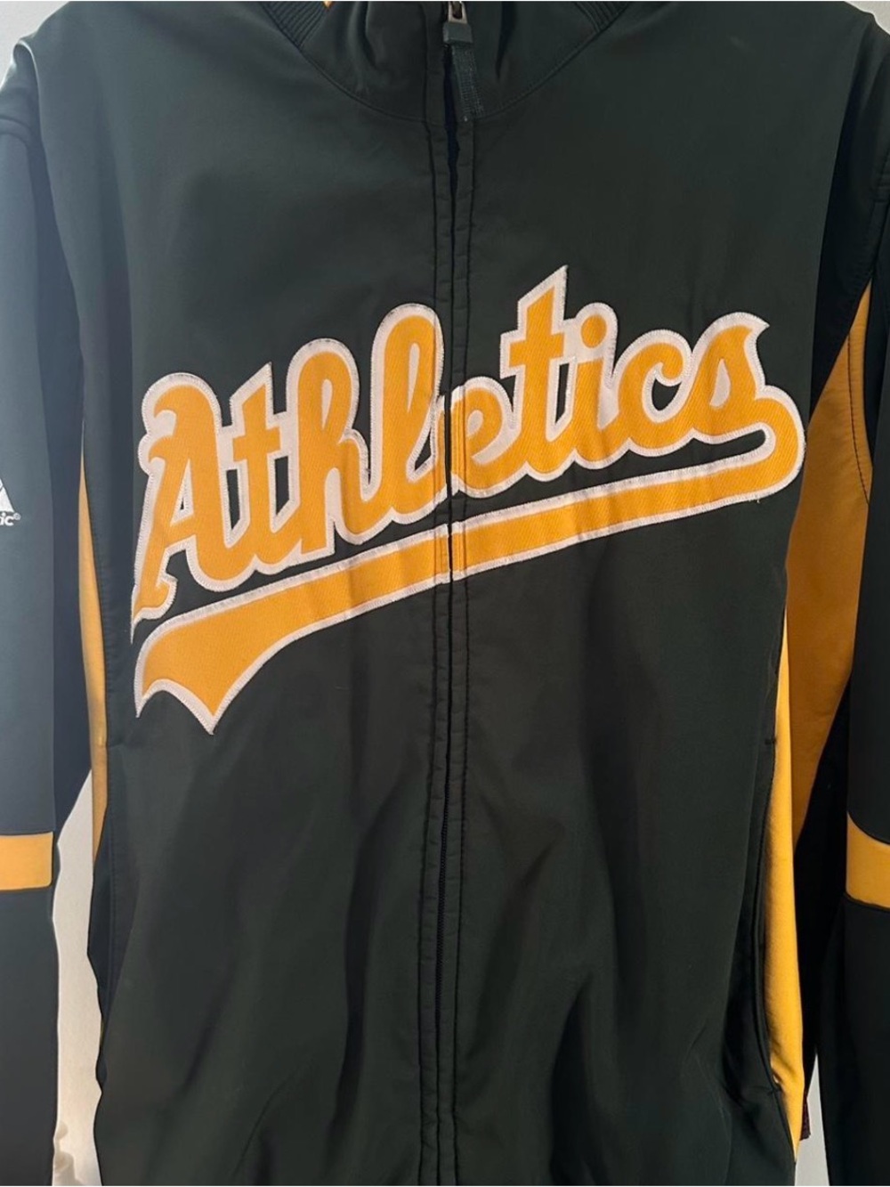Majestic Oakland Athletics Zip-Front Bomber Jacket ( mens )